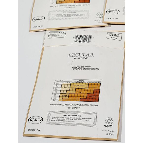 5 Simply Great Pantyhose Medium Sunton 126 Sandalfoot Regular Pantyhose - Picture 10 of 12